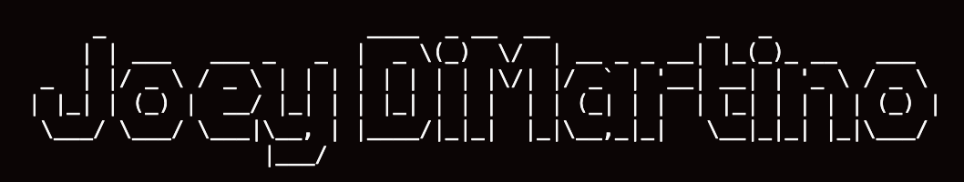 my name as ascii art